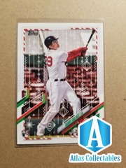 Bobby Dalbec 2021 Topps Holiday Rookie RC #HW79 BOSTON RED SOX